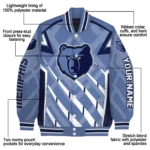 custom memphis grizzlies chevron angles blue varsity jacket best selling.webp