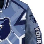 custom memphis grizzlies chevron angles blue varsity jacket best selling.webp