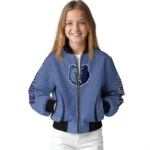 custom memphis grizzlies chevron arrow blue bomber jacket best selling