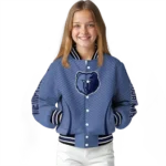 custom memphis grizzlies chevron arrow blue varsity jacket best selling.webp