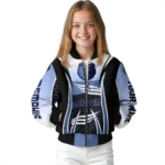 custom memphis grizzlies mesh effect blue black bomber jacket best selling