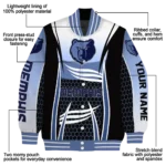 custom memphis grizzlies mesh effect blue black varsity jacket best selling.webp
