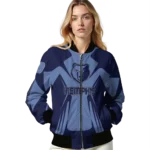 custom memphis grizzlies spider mark blue bomber jacket best selling