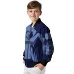 custom memphis grizzlies spider mark blue bomber jacket best selling