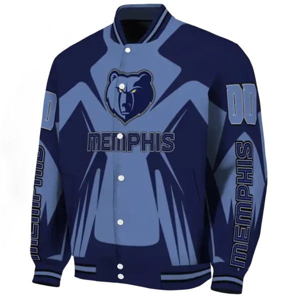 custom memphis grizzlies spider mark blue varsity jacket best selling.webp