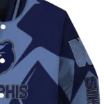 custom memphis grizzlies spider mark blue varsity jacket best selling.webp