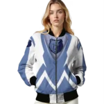 custom memphis grizzlies v stripes blue white bomber jacket best selling