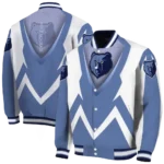 custom memphis grizzlies v stripes blue white varsity jacket best selling.webp