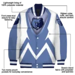 custom memphis grizzlies v stripes blue white varsity jacket best selling.webp