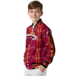 custom miami heat bolt stripe red varsity jacket best selling.webp