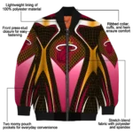 custom miami heat mesh chest black bomber jacket best selling