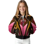 custom miami heat mesh chest black bomber jacket best selling