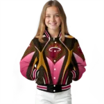 custom miami heat mesh chest black varsity jacket best selling.webp