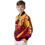 custom miami heat star burst red bomber jacket best selling