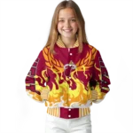 custom miami heat winged blaze red white varsity jacket best selling.webp