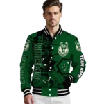 custom milwaukee bucks hexagon cluster green black varsity jacket best selling.webp