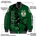 custom milwaukee bucks hexagon cluster green black varsity jacket best selling.webp