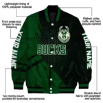 custom milwaukee bucks hexagon mesh green black varsity jacket best selling.webp