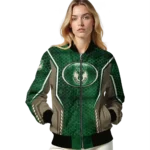 custom milwaukee bucks power plate green bomber jacket best selling