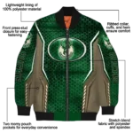 custom milwaukee bucks power plate green bomber jacket best selling