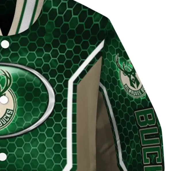 custom milwaukee bucks power plate green varsity jacket premium grade.webp