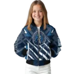 custom minnesota timberwolves chevron angles midnight blue bomber jacket best selling