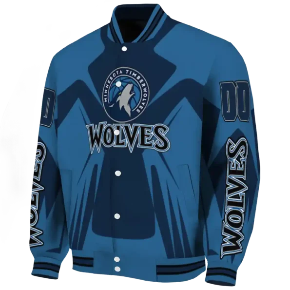 custom minnesota timberwolves spider mark midnight blue varsity jacket best selling.webp