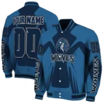 custom minnesota timberwolves spider mark midnight blue varsity jacket best selling.webp