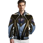 custom new orleans pelicans mesh chest black varsity jacket best selling.webp