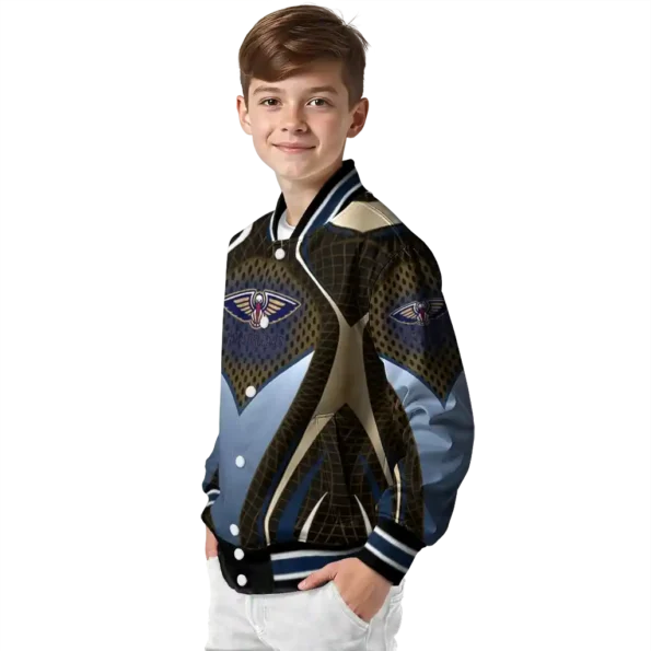 custom new orleans pelicans mesh chest black varsity jacket trendy.webp