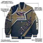 custom new orleans pelicans star burst navy varsity jacket best selling.webp