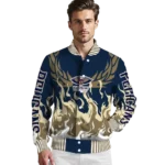 custom new orleans pelicans winged blaze navy white varsity jacket best selling.webp