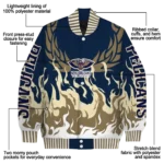 custom new orleans pelicans winged blaze navy white varsity jacket best selling.webp