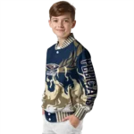 custom new orleans pelicans winged blaze navy white varsity jacket best selling.webp