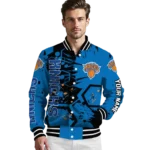 custom new york knicks hexagon cluster blue black varsity jacket best selling.webp