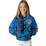 custom new york knicks hexagon cluster blue black varsity jacket best selling.webp