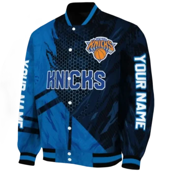 custom new york knicks hexagon mesh blue black varsity jacket best selling.webp