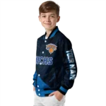 custom new york knicks hexagon mesh blue black varsity jacket best selling.webp
