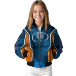 custom new york knicks power plate blue bomber jacket best selling