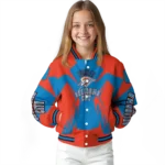 custom oklahoma city thunder spider mark blue varsity jacket best selling.webp