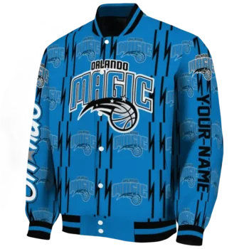 custom orlando magic bolt stripe blue varsity jacket best selling.webp