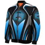 custom orlando magic mesh chest black bomber jacket best selling