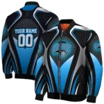 custom orlando magic mesh chest black bomber jacket best selling