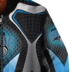 custom orlando magic mesh chest black bomber jacket best selling