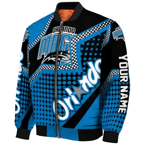 custom orlando magic star burst blue bomber jacket best selling