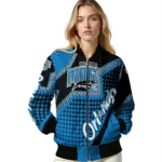 custom orlando magic star burst blue bomber jacket best selling