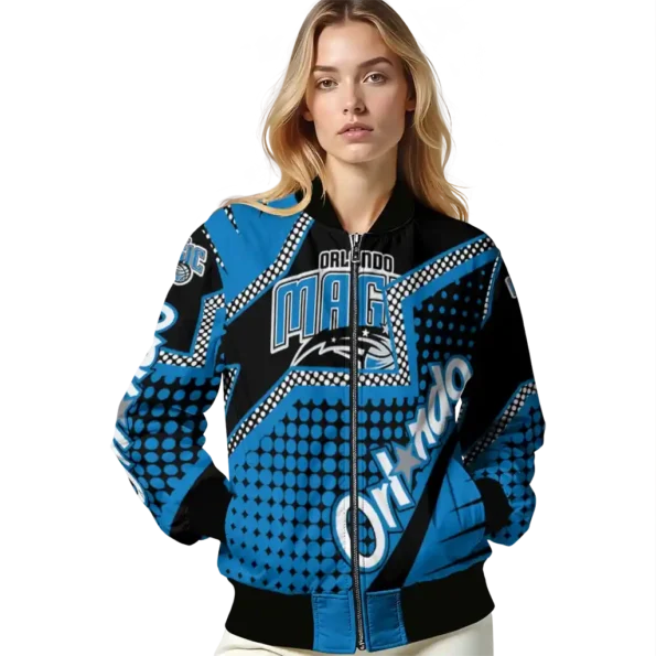 custom orlando magic star burst blue bomber jacket latest model
