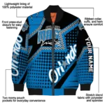 custom orlando magic star burst blue bomber jacket best selling