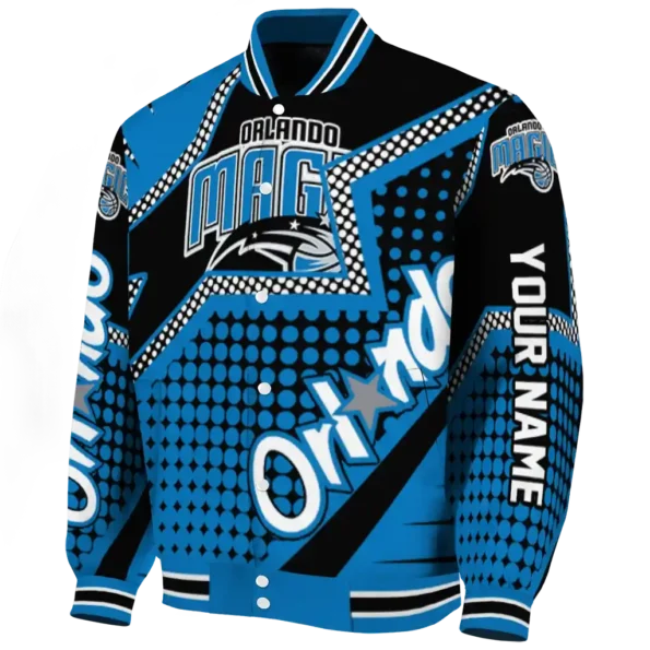 custom orlando magic star burst blue varsity jacket best selling.webp