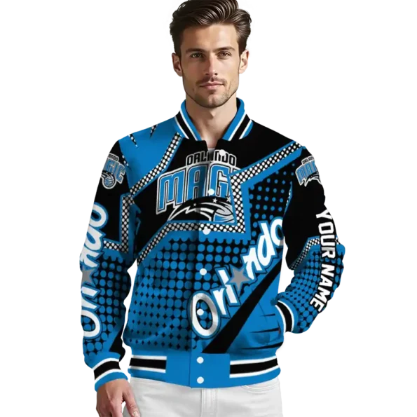 custom orlando magic star burst blue varsity jacket high quality.webp